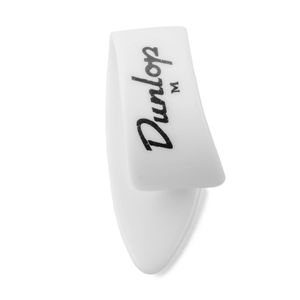 Dunlop Plastic Thumbpicks 12 Pack 9002R White Medium