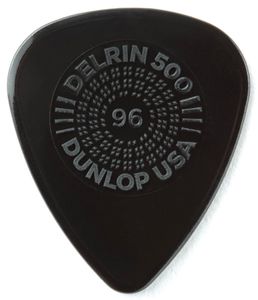 Dunlop Prime Grip Delrin 500 Guitar Picks 450 Black .96mm 12 Pack