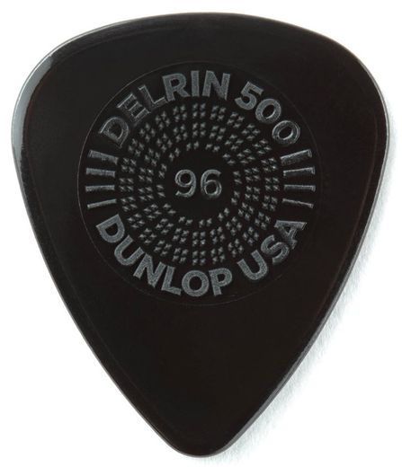 Dunlop Prime Grip Delrin 500 Guitar Picks 450 Black .96mm 12 Pack
