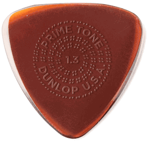 Dunlop Primetone Small Triangle Sculpted Plectra Guitar Picks with Grip 516 PT Small Tri Grip 1.3mm 12 Refill Bag