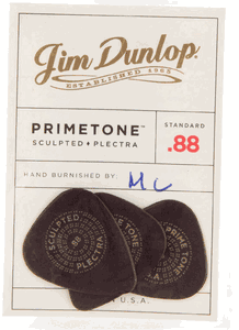 Dunlop Primetone Standard Sculpted Plectra Guitar Picks 511 PT Std .88mm 3 Pack
