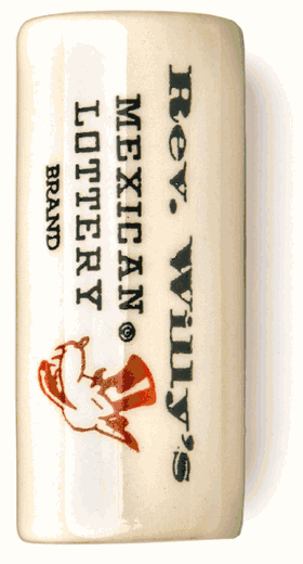 Dunlop Rev. Willy's Mexican Lottery Brand Mojo Porcelain Guitar Slide RWS12 Large