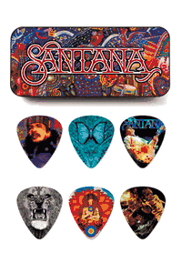 Dunlop Santana Guitar Pick Tin SANPT01M Medium