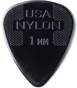 Dunlop Standard Nylon Picks Black 1.0mm 12 Pack