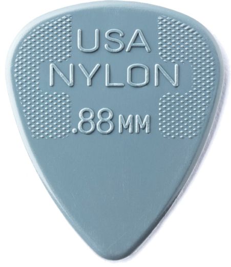 Dunlop Standard Nylon Picks Dark Gray .88mm 12 Pack
