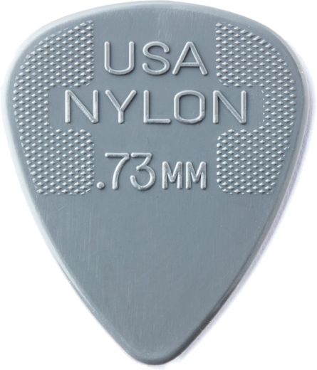 Dunlop Standard Nylon Picks Gray .73mm 12 Pack