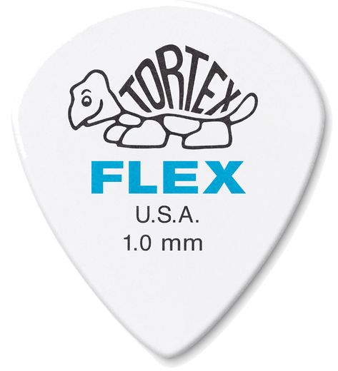 Dunlop Tortex Flex Jazz III Guitar Picks 468 Blue 1.0mm 12 Pack