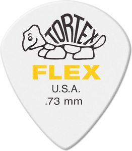 Dunlop Tortex Flex Jazz III XL Guitar Picks 466 Yellow .73mm 12 Pack
