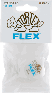 Dunlop Tortex Flex Standard Guitar Picks 428 Blue 1.00mm 12 Pack