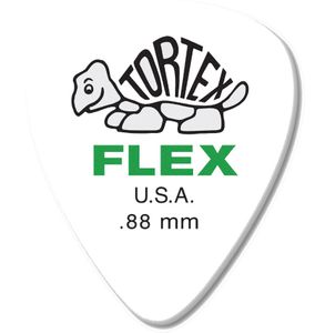 Dunlop Tortex Flex Standard Guitar Picks 428 Green .88mm 72 Refill Bag