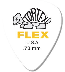Dunlop Tortex Flex Standard Guitar Picks 428 Yellow .73mm 72 Refill Bag