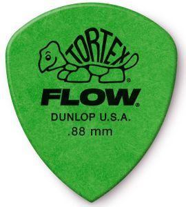 Dunlop Tortex Flow Standard Guitar Picks 558 Green .88mm 72 Refill Bag