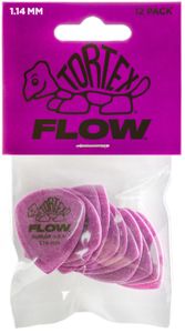 Dunlop Tortex Flow Standard Guitar Picks 558 Purple 1.14mm 12 Pack