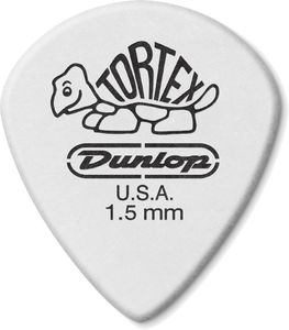 Dunlop Tortex Jazz III White Guitar Picks 478 Tortex Jazz III 1.50mm 72 Refill Bag