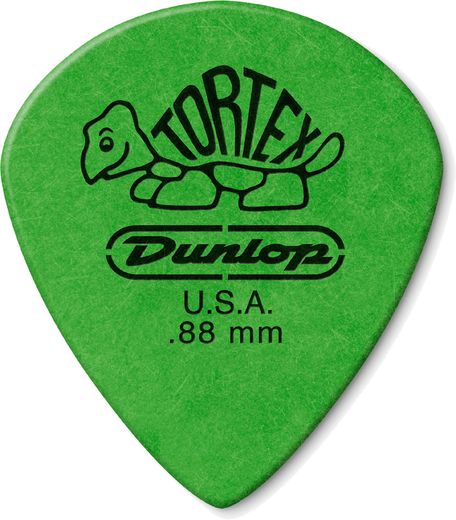 Dunlop Tortex Jazz III XL Guitar Picks 498 Green .88mm 72 Refill Bag