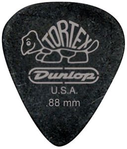 Dunlop Tortex Pitch Black Standard Guitar Picks 488 PB Std .88mm 72 Refill Bag