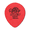 Dunlop Tortex Teardrop Guitar Picks Refill Bag - 72 Picks 413R.50 Red .50mm