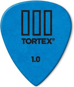 Dunlop Tortex TIII Guitar Picks 462 Blue 1.0mm 72 Refill Bag