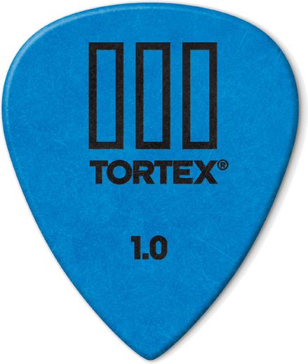 Dunlop Tortex TIII Guitar Picks 462 Blue 1.0mm 72 Refill Bag