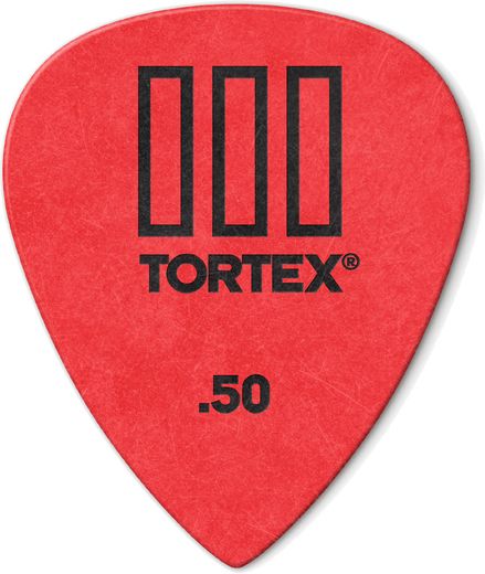 Dunlop Tortex TIII Guitar Picks 462 Red .50mm 72 Refill Bag