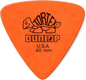 Dunlop Tortex Triangle Guitar Picks 431 Orange .60mm 72 Refill Bag