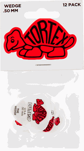 Dunlop Tortex Wedge Guitar Picks 424 Red .50mm 72 Refill Bag