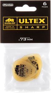 Dunlop Ultex Sharp Guitar Picks 433 Ultex Sharp .73 mm 6 Pack