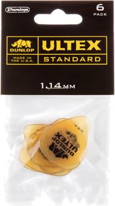 Dunlop Ultex Standard Guitar Picks 421 Ultex Std 1.14 mm 6 Pack