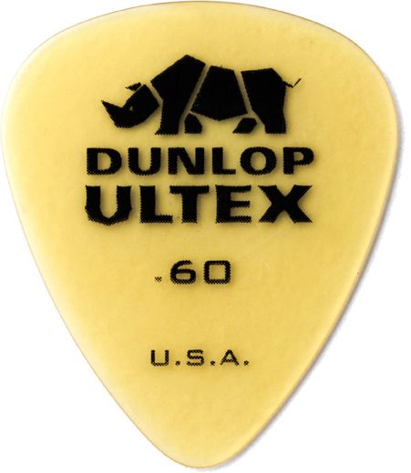 Dunlop Ultex Standard Guitar Picks 421 Ultex Std .60 mm 72 Refill Bag