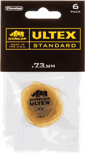 Dunlop Ultex Standard Guitar Picks 421 Ultex Std .73 mm 6 Pack