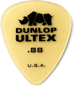 Dunlop Ultex Standard Guitar Picks 421 Ultex Std .88 mm 72 Refill Bag