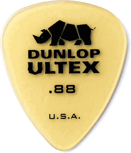 Dunlop Ultex Standard Guitar Picks 421 Ultex Std .88 mm 72 Refill Bag