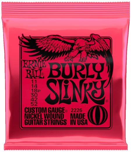 Ernie Ball 2226 Nickel Burly Slinky Electric Guitar Strings 11-52
