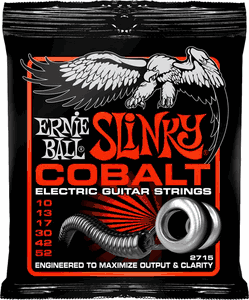 Ernie Ball Cobalt Slinky Electric Guitar Strings 2715 Skinny Top/Hvy Bottom 10-52