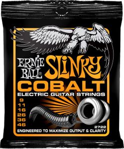 Ernie Ball Cobalt Slinky Electric Guitar Strings 2722 Hybrid Sliny 9-46
