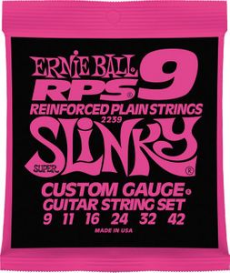 Ernie Ball Nickel Wound RPS Electric Guitar Strings 2239 Super RPS Slinky 09-42