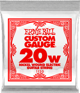 Ernie Ball Nickel Wound Single Strings 1120 20