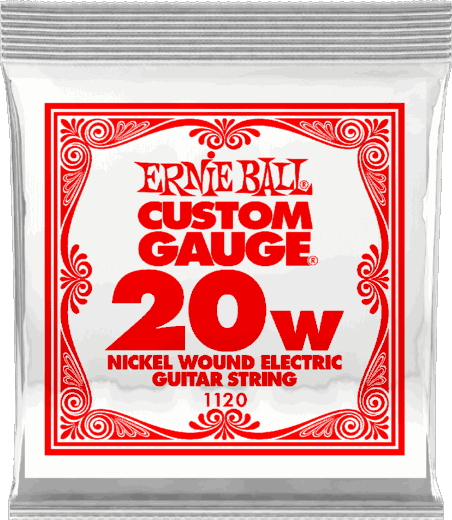Ernie Ball Nickel Wound Single Strings 1120 20
