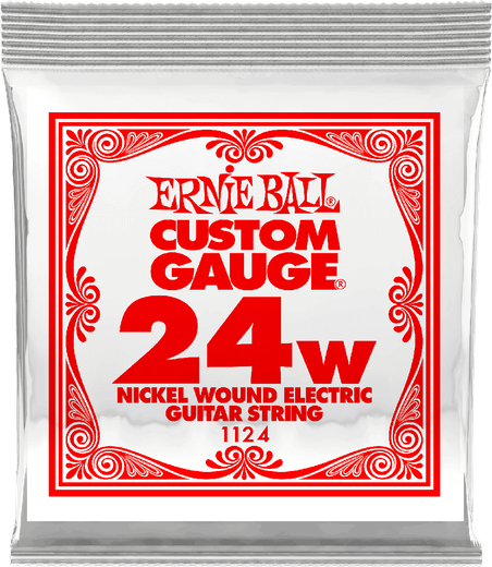 Ernie Ball Nickel Wound Single Strings 1124 24