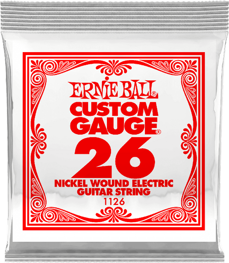 Ernie Ball Nickel Wound Single Strings 1126 26