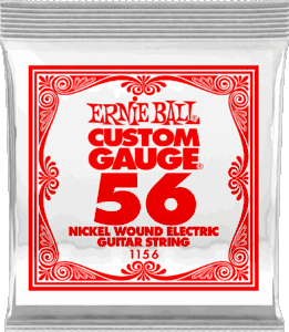 Ernie Ball Nickel Wound Single Strings 1156 56