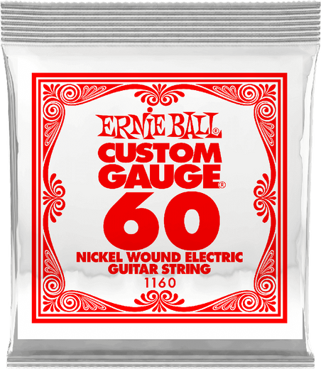 Ernie Ball Nickel Wound Single Strings 1160 60
