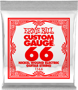 Ernie Ball Nickel Wound Single Strings 1166 66