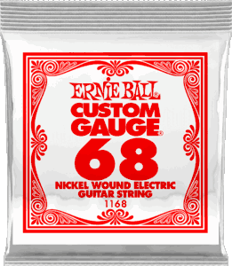 Ernie Ball Nickel Wound Single Strings 1168 68