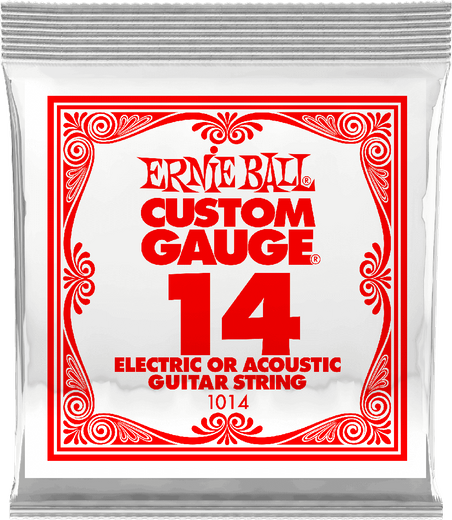 Ernie Ball Plain Steel Single Strings 1014 14