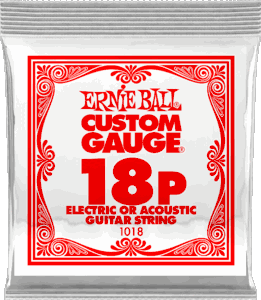 Ernie Ball Plain Steel Single Strings 1018 18