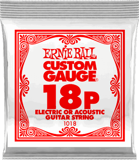 Ernie Ball Plain Steel Single Strings 1018 18