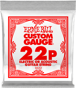 Ernie Ball Plain Steel Single Strings 1022 22