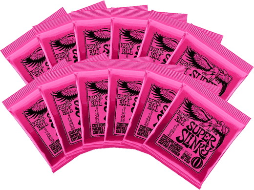 Ernie Ball Slinky Electric Guitar Strings - 12 Pack 2223-12P Super Slinky 9-42