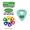 Everly Star Picks 12 Pack .88mm Med/Heavy Green